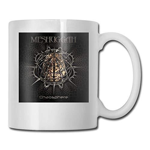 zhengshaolongG Cups Meshuggah Handmade Design Funny Coffee Mug Tee Cup Gift for Fans Husband Wife Girlfriend White-T2-L3