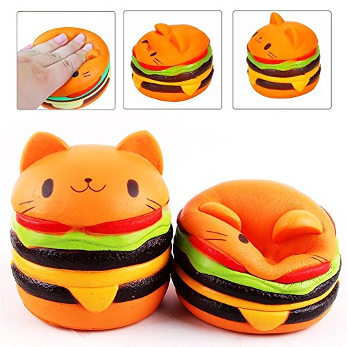 ZhengYue Squishy Kawaii Grandes Juguete Niños Squeeze Hamburguesa Patatas Fritas Helad Squishy Slow Rising Pack Descompresión Juguetes Compresivos