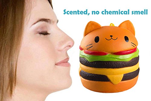 ZhengYue Squishy Kawaii Grandes Juguete Niños Squeeze Hamburguesa Squishy Slow Rising Pack Descompresión Juguetes Compresivos