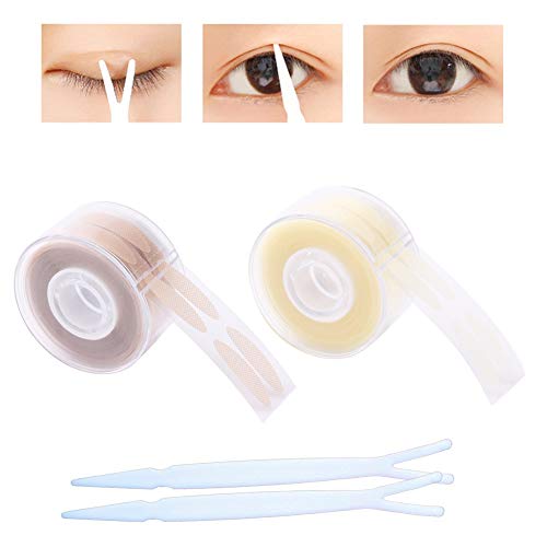 ZHUOHONG Adhesivo con Cinta de párpado Doble de Encaje Super Invisible - Lifting instantáneo sin cirugía - Adecuado para párpados caídos, párpados Irregulares o Simples (600 Piezas)