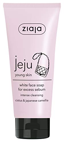Ziaja Jeju jabón facial blanco 75ml