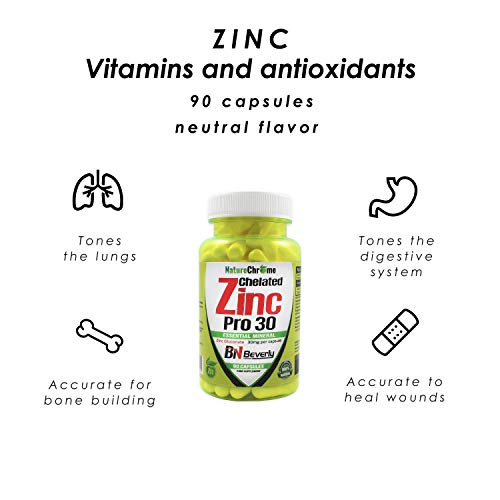 Zinc 30mg. Zinc cápsulas. Suplemento Zinc. Gluconato de Zinc. El zinc es esencial para el sistema inmunológico. Complejo vitamínico. Vitaminas. Cada bote incluye 90 cápsulas.