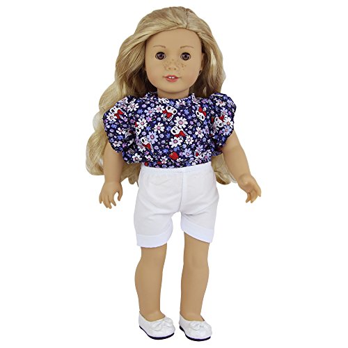 ZITA ELEMENT 10 Sets Ropa Vestidos Fashionista Lindo Accesorios para 40-46cm American 18 Pulgadas Girl Doll y Otras Muñecas 16-18 Pulgadas