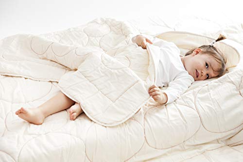 zizzz Nórdico 220x240 cm - Transpirable e increíblemente Suave - Edredón 4 Estaciones con Relleno de Lana Swisswool (290 g/m2) - Edredón año