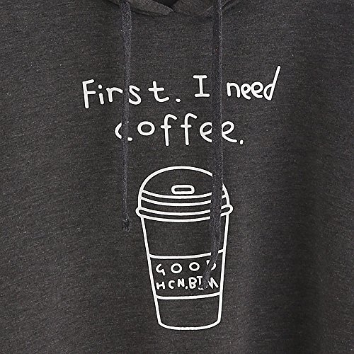 ZODOF Mujer Sudaderas Cortas, Letras Mujer Sudaderas con Capucha Manga Larga Sudaderas Mujer Cortas Blusa Casual Suelto Tops