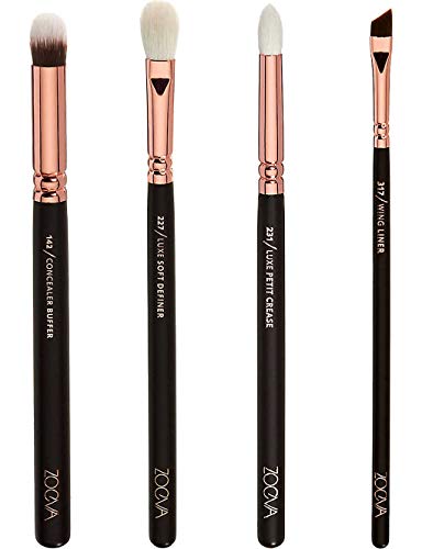 Zoeva - Juego de pinceles de maquillaje vegano, 104 Buffer + 106 Powder + 110 Face Shape + 128 Cream Cheek + 142 Concealer Buffer + 223 Petit Eye Blender + 226 S