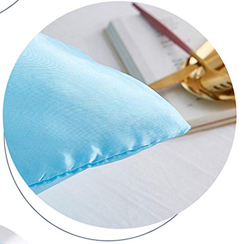 ZQ&QY Poliéster Satinado Fundas De Almohada Cierre del sobre,Transpirable Sedoso Protectores De Almohada para El Cabello De La Piel,Resistencia Al Encogimiento De Arrugas Fundas Par