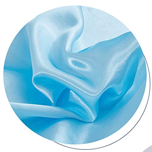 ZQ&QY Poliéster Satinado Fundas De Almohada Cierre del sobre,Transpirable Sedoso Protectores De Almohada para El Cabello De La Piel,Resistencia Al Encogimiento De Arrugas Fundas Par