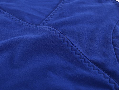 ZUMIY Camiseta Premamá, Mujer Top de Maternidad y de Lactancia (S, Blue)