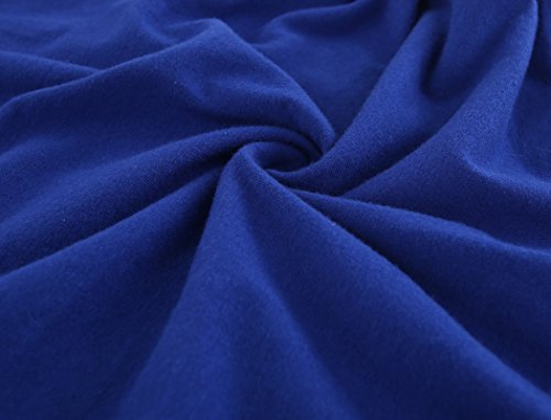 ZUMIY Camiseta Premamá, Mujer Top de Maternidad y de Lactancia (S, Blue)