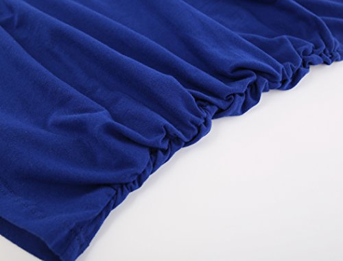 ZUMIY Camiseta Premamá, Mujer Top de Maternidad y de Lactancia (S, Blue)