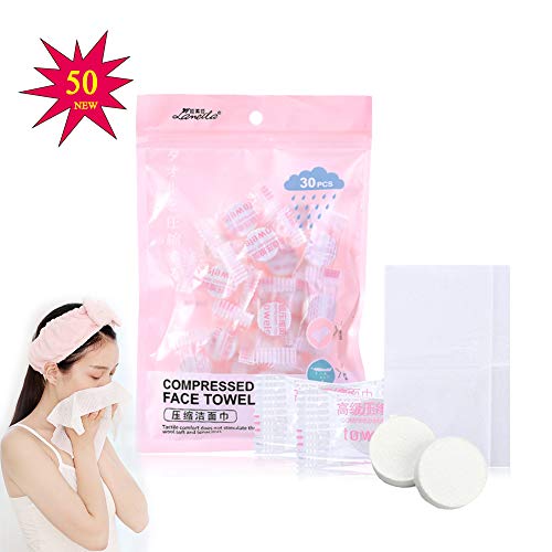 ZYJFP Toallas Comprimidas Ahorran Espacio,Desechables Viajes Belleza, Deportes,Bebes, Catering Y Restaurantes