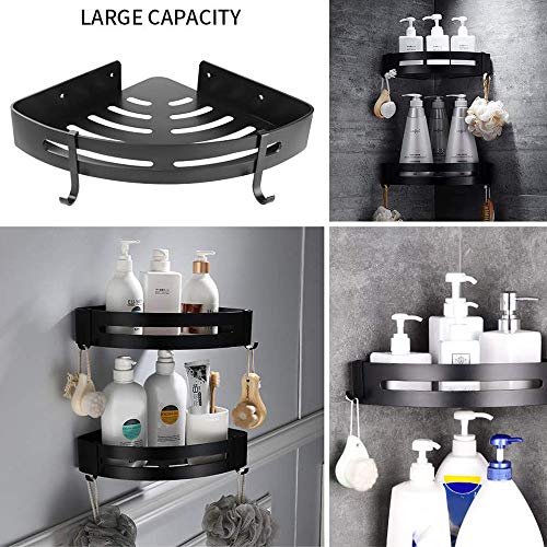 ZZZX Estante Ducha Adhesivo Estanteria para Ducha Montado En La Pared para Organizador De Cocina De Baño