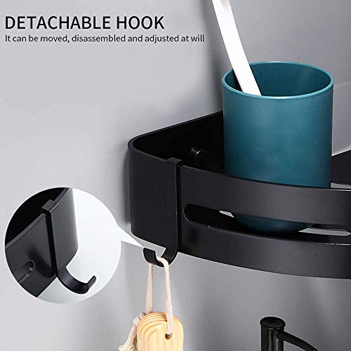 ZZZX Estante Ducha Adhesivo Estanteria para Ducha Montado En La Pared para Organizador De Cocina De Baño