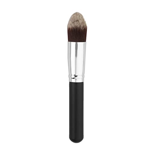 1 unid Multi-Function Pro Pinceles de maquillaje Fundación rubor Cepillo líquido Cepillo Kabuki de madera Herramienta cosmética Cepillo plano Envío gratis (negro) ESjasnyfall
