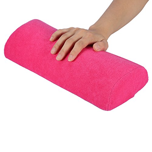 10 colores mano Cusion, salón durable mano resto cojín desmontable lavable arte de uñas suave esponja almohada brazo resto equipo(rosa)
