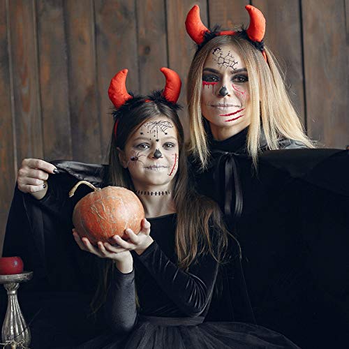 10 hojas Halloween Tatuaje Temporal Cara Zombie Cicatrices Pegatinas para Falso Sangre Especial Costume Maquillaje