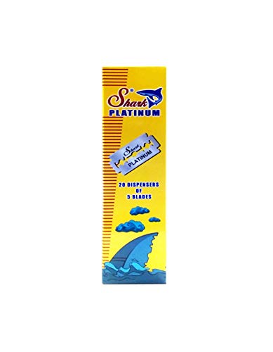 100 Cuchillas de afeitar Shark Platinum