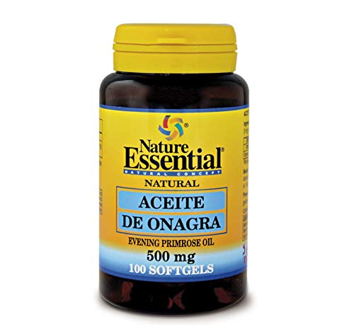 100 perlas Aceite de Onagra 500 mg con 10% en GLA (Ácido Gamma-linolénico) + 3,35 mg de Vitamina E. 100 perlas | Nature Essential…