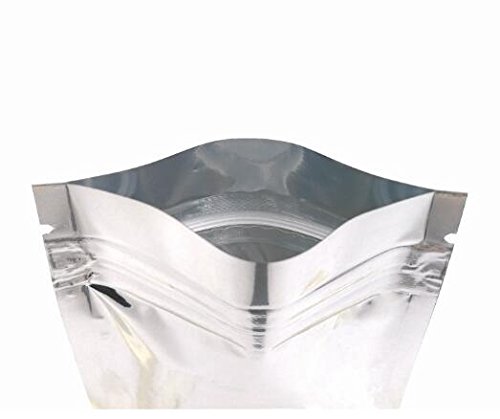 100 piezas de 3 x 4 cm coloridas autosellables de doble cara de papel de Mylar plano sellable con calor, bolsa de almacenamiento de grado alimenticio, bolsa de embalaje perfecta para regalar muestras