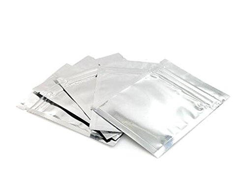 100 piezas de 3 x 4 cm coloridas autosellables de doble cara de papel de Mylar plano sellable con calor, bolsa de almacenamiento de grado alimenticio, bolsa de embalaje perfecta para regalar muestras