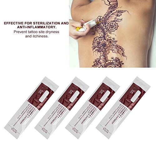 100Pcs / Bag Tattoo Aftercare Cream, Professional Crema Cicatrizante Anti Scar Tatuajes Recovery Reparación de la Piel Ungüento Vitamina A&D en Crema del Cuidado Posterior del Tatuaje