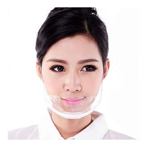 (10pcs) Profesional Transparente Máscara De Cobertura Sanitaria For El Restaurante, Tatuaje, Maquillaje Permanente, Servicio De Comidas, Franquicia De Restaurantes, Alimentos Demostrador, Piel Belleza