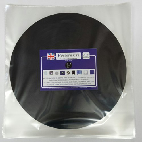 12" inch Vinyl Record 450 Gauge Polythene Sleeves Premium Quality Pack of 100