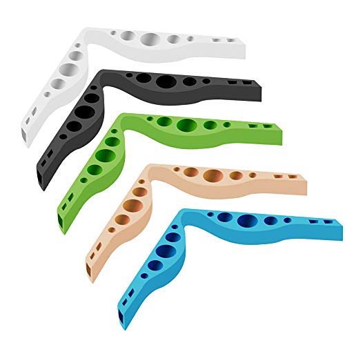 1/5/10pcs Prevent Eyeglasses from Fogging,flexible Natural Rubber Stent,anti-fogging Device Pasteable Nose Bridge Increase Comfort,effective Reduce Fog (random color, 10pcs)