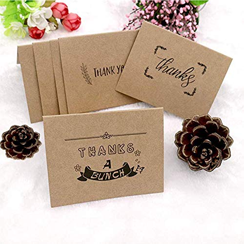 18 Piezas Nota de Tarjetas Gracias, Tarjetas de Regalos, Tarjetas De Felicitacion Con Sobres Para, Thanksgiving Day, San ValentÍN Fiesta de Cumpleaños, Bodas Navidad Halloween
