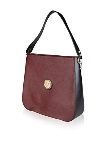 19V69 Bolso asa al hombro Burdeos/Negro