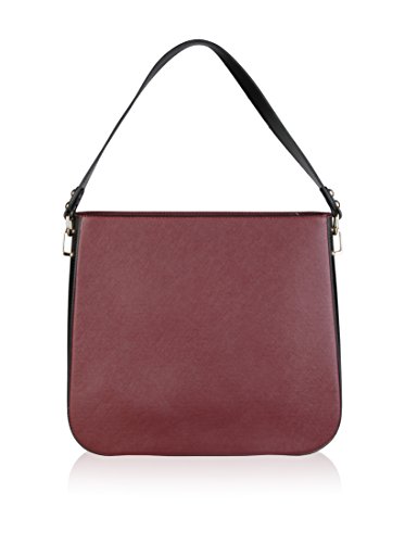 19V69 Bolso asa al hombro Burdeos/Negro