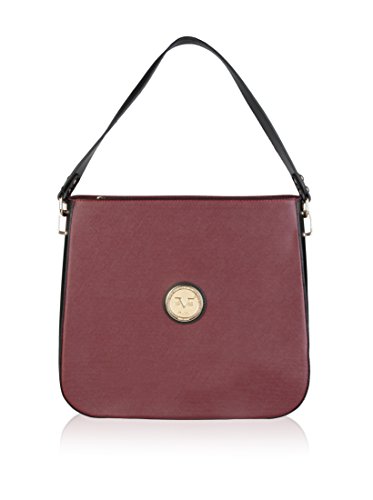 19V69 Bolso asa al hombro Burdeos/Negro