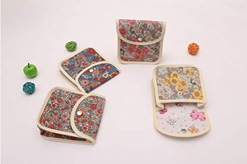 1PC Toallas sanitarias Bolsas Wet Bolsa Reutilizable Bolsa de Mama de Tela Toallas sanitarias servilleta también Puede ser Moneda de Herramienta del Maquillaje Bolsa de Maquillaje, Azul