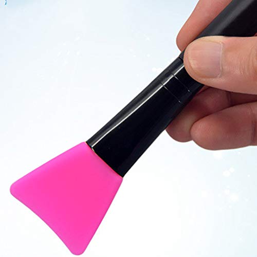 2 Piezas De Silicona De La Mascarilla Facial De Barro Cepillos Flexible Herramienta Máscara De La Belleza Diy Pincel Aplicador Suave Cara De La Herramienta De Belleza Aplicador De Barro, Arcilla,