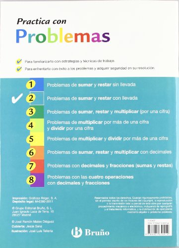2 Practica con problemas de sumar y restar con llevada (Castellano - Material Complementario - Practica Con Problemas) - 9788421656914