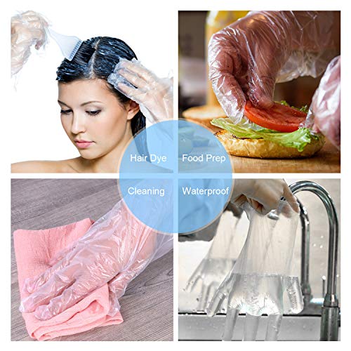 200 Piezas de Forro de Baño de Parafina, Forro de Manos y Pies, Guantes Transparentes de Plástico Bolsa de Terapia de Cera de Baño de Parafinas
