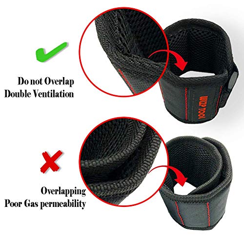 [2020 NEW] Wristband magnético con los imanes fuertes para los tornillos de la explotación agrícola, clavos, pedacitos de taladro - el mejor regalo de la herramienta para DIY Handyman