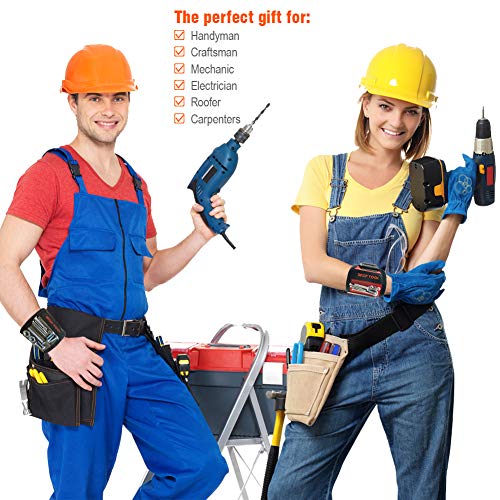 [2020 NEW] Wristband magnético con los imanes fuertes para los tornillos de la explotación agrícola, clavos, pedacitos de taladro - el mejor regalo de la herramienta para DIY Handyman