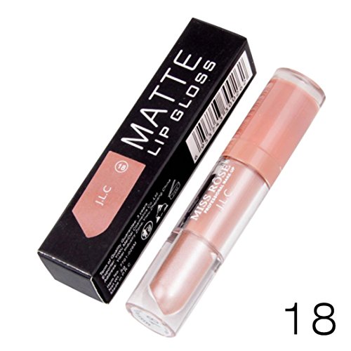 24 Colores Profesional Mate Pintalabios de Maquillaje Larga Duracion para Niñas por ESAILQ K