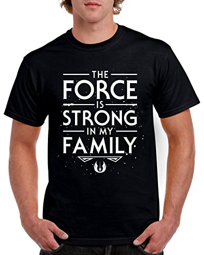 2438-Camiseta Premium, The Force is Strong in my Family (Olipop)
