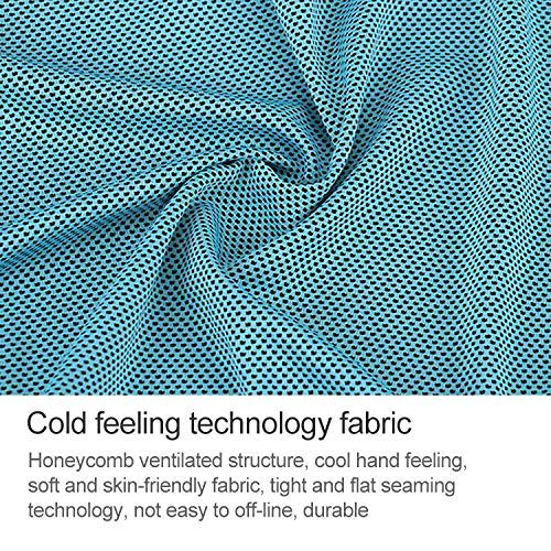 3 PCS Absorbente de poliéster Transpirable de Secado rápido en frío sin Piel y Aptitud de los Deportes de Toallas portátil (Gris) Práctico Equipo de Gimnasia en el hogar. (Color : Grey)