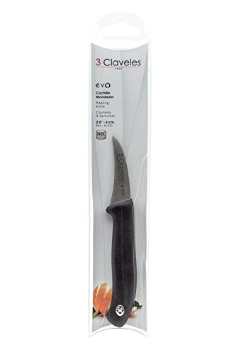 3Claveles Evo - Cuchillo mondador, 6 cm, 2,5 pulgadas