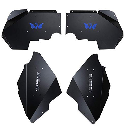 [4 pcs]Inner Fender Liners,Front Right & Left,Compatible for J-eep Wrangler 2007-2018 JK JKU Sahara Rubicon Unlimited Sport 2 Door/4 Door 【Drogon + Lightweight+Anti-rust】