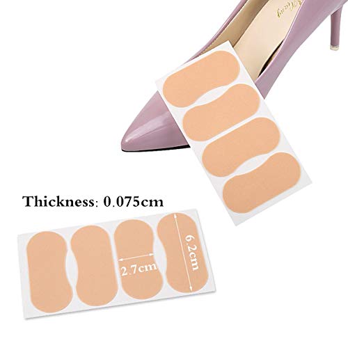 40 protectores de talón autoadhesivos de espuma antideslizante para el cuidado de los pies, impermeables, para evitar rozaduras y ampollas