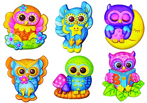 4M - Mould & Paint Glow Owls (004M4654)