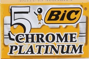 5 cuchillas de afeitar BIC Chrome Platinum (1 paquete)