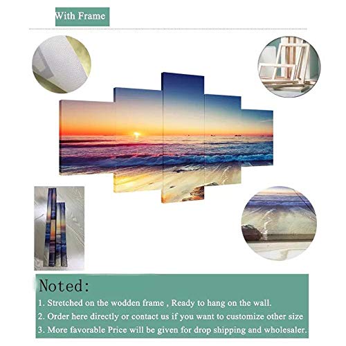 5 Pecies lienzo de pradera fondos de pantalla estilo verde pintura decoración de la habitación mejora del hogar cuadro artístico de pared estepas paisaje carteles