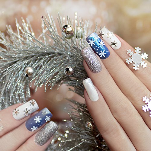 500 Piezas de Uña Falsa Artificial de Acrílico Puntas de Uñas de Arte de UV Gel de DIY (Transparente Francés)