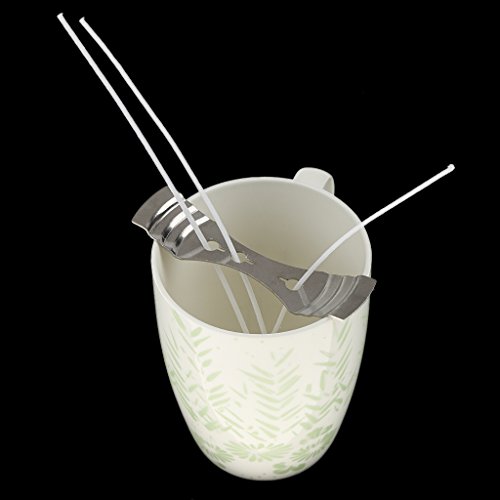 50pcs 15cm Mechas Enceradas Pre Para Fabricación De Velas Con Sustentadores